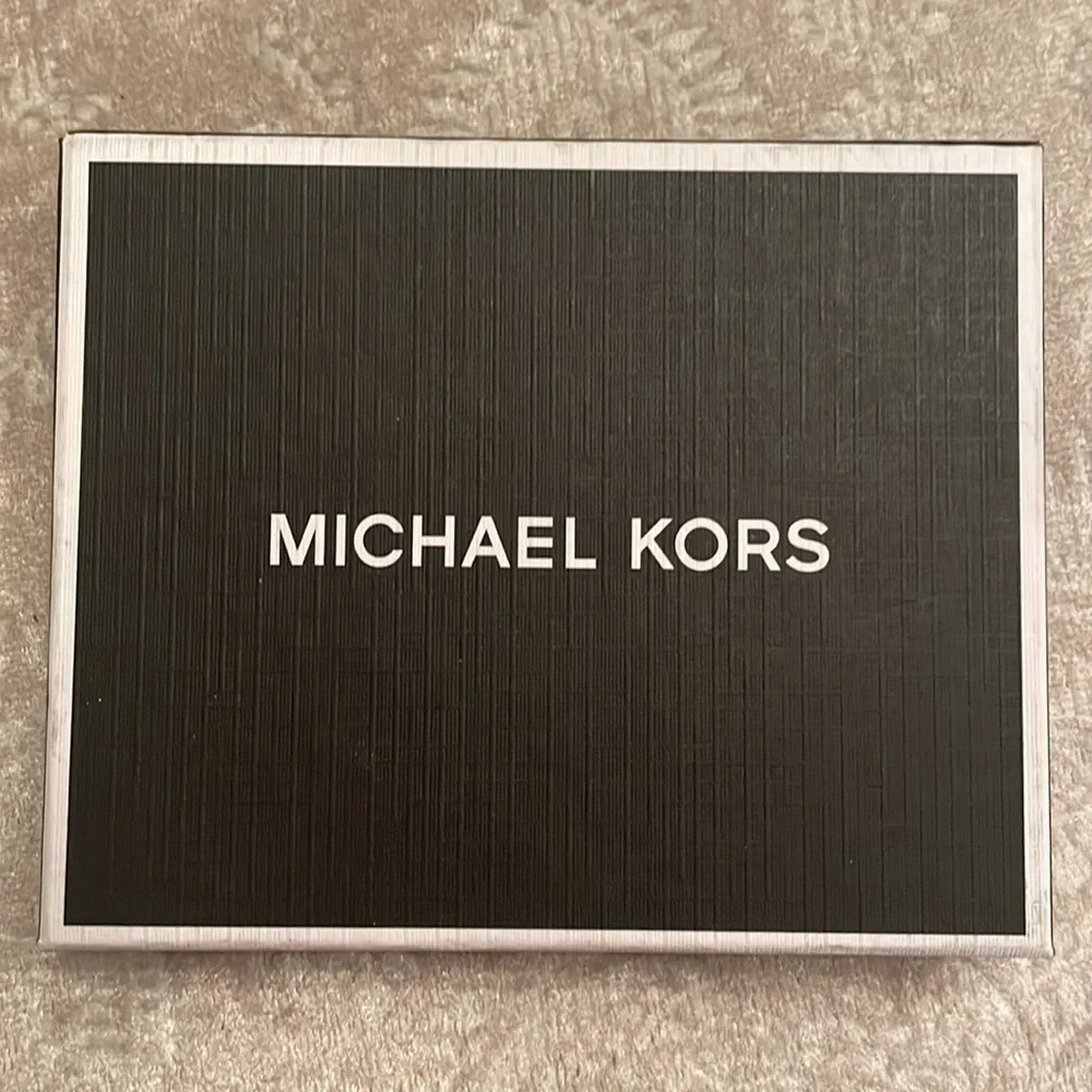 Brand New Michael Kors Admiral Blue Logo Slim Billfold Jet Set Men's Wallet